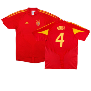 Spain 2004-2006 Home Shirt (L) (Very Good) (Albelda 4)_0