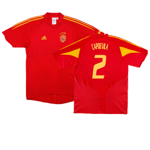 Spain 2004-2006 Home Shirt (S) (Excellent) (Capdevila 2)_0