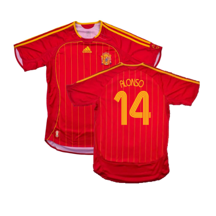 Spain 2005-07 Home (Excellent) (Alonso 14)