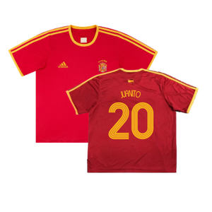 Spain 2006-07 Basic Home Shirt (L) (Very Good) (Juanito 20)_0