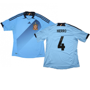 Spain 2012-13 Away Shirt (L) (Excellent) (Hierro 4)_0