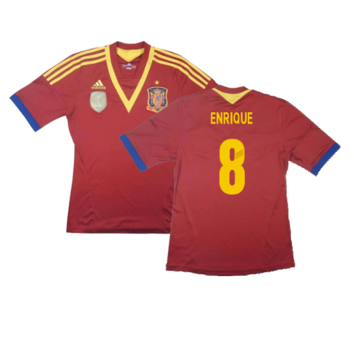 Spain 2013-14 Home Shirt (Excellent) (Enrique 8)