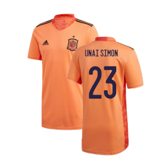 Spain 2020-21 Home Goalkeeper Shirt (L) (BNWT) (Unai Simon 23)_0