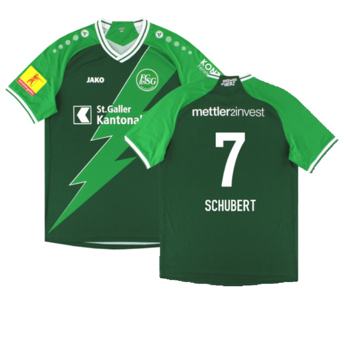 St Gallen 2022-23 Home Shirt (M) (Schubert 7) (Excellent)