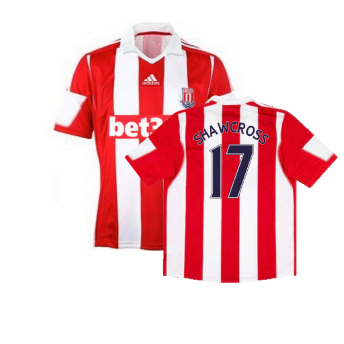 Stoke 2013-14 Home Shirt (XL) (Excellent) (Shawcross 17)