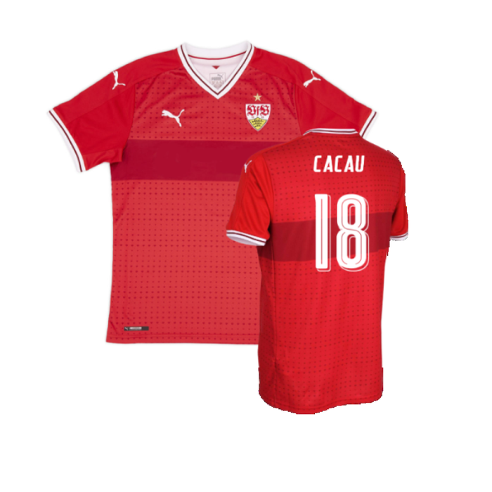 Stuttgart 2017-18 Away Shirt (Sponsorless) (XXL) (Excellent) (Cacau 18)