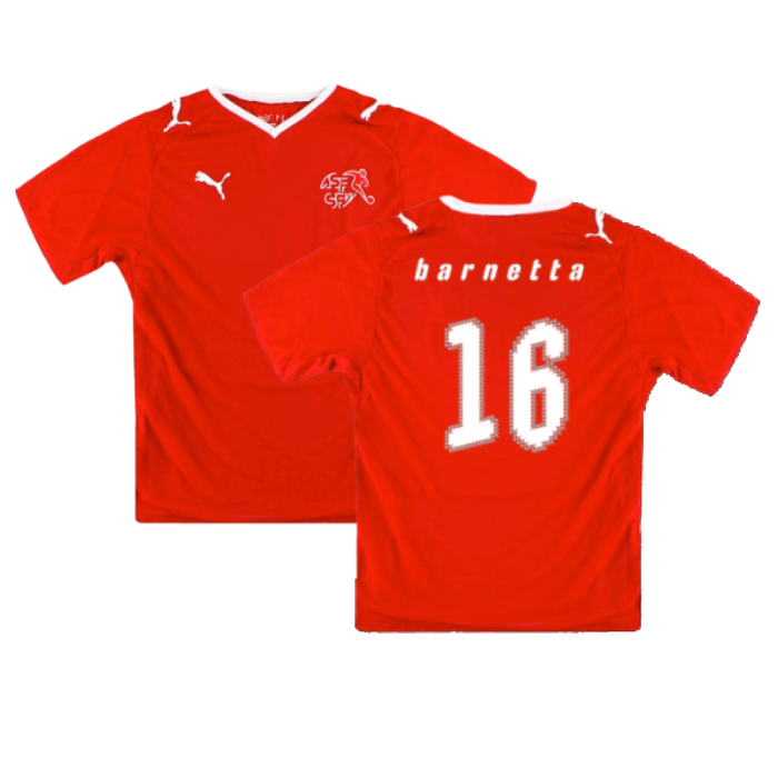 Switzerland 2008-10 Home Shirt (Excellent) (Barnetta 16)