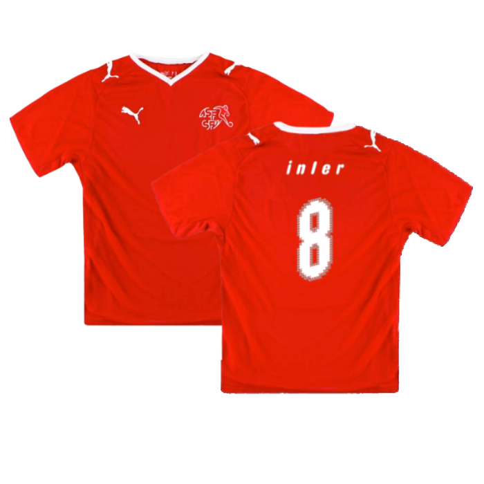 Switzerland 2008-09 Home Shirt (S) (Good) (Inler 8)