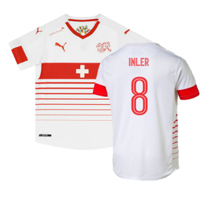 Switzerland 2016 Away Shirt (M) (Good) (Inler 8)_0