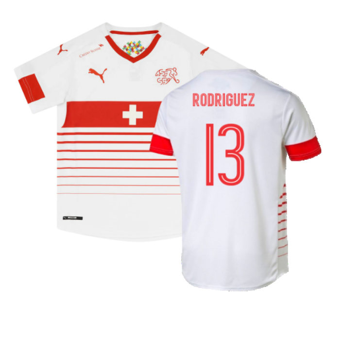 Switzerland 2016 Away Shirt (M) (Excellent) (Rodriguez 13)