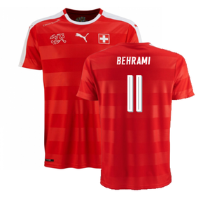 Switzerland 2016-17 Home Shirt (Excellent) (Behrami 11)_0