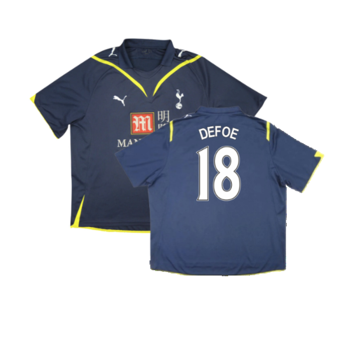 Tottenham 2009-10 Away Shirt (Good) (DEFOE 18)