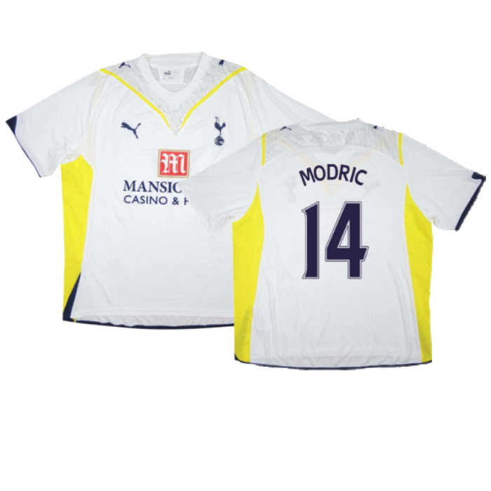 Tottenham 2009-10 Home Shirt (Very Good) (MODRIC 14)