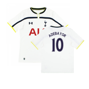 Tottenham 2014-2015 Home Shirt (S) (Very Good) (ADEBAYOR 10)_0