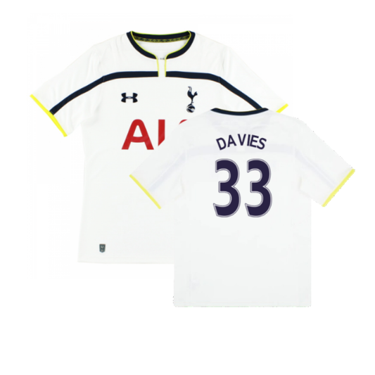 Tottenham 2014-2015 Home Shirt (Excellent) (DAVIES 33)_0