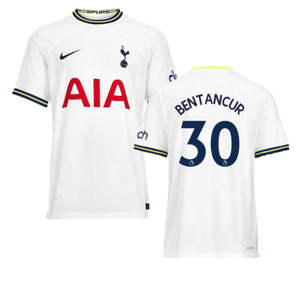 Tottenham 2022-23 Home Shirt (7-8y) (BENTANCUR 30) (Excellent)_0