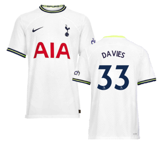 Tottenham 2022-23 Home Shirt (SB) (DAVIES 33) (Excellent)_0
