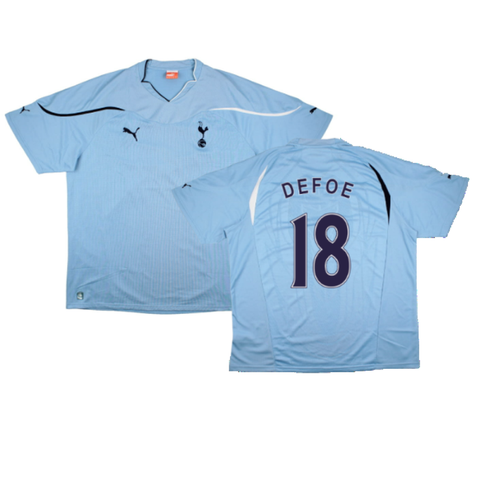 Tottenham Hotspur 2010-11 Away Shirt (Sponsorless) (2xL) (Defoe 18) (Excellent)