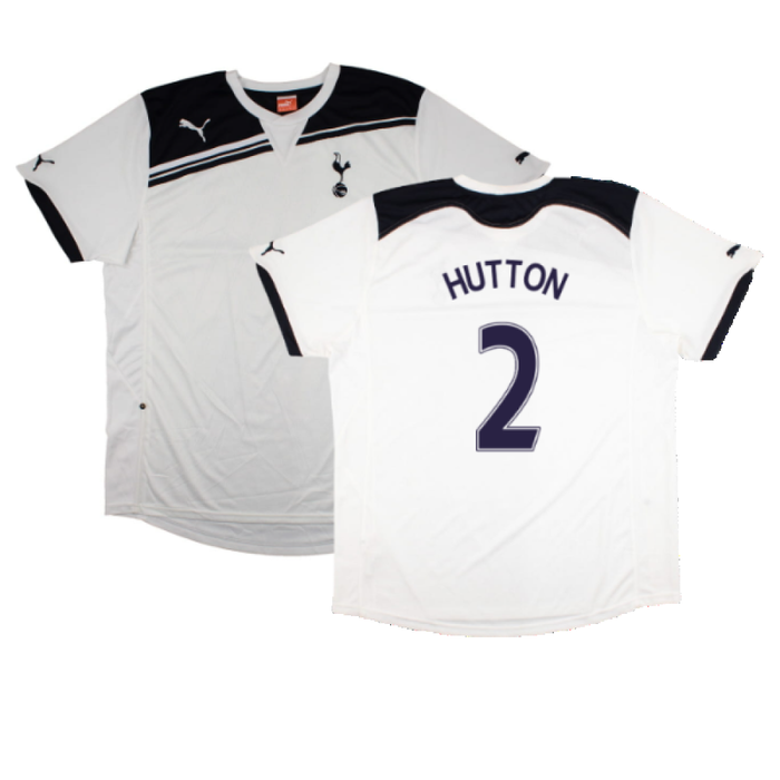 Tottenham Hotspur 2010-11 Home Shirt (Sponsorless) (2XL) (Mint) (Hutton 2)