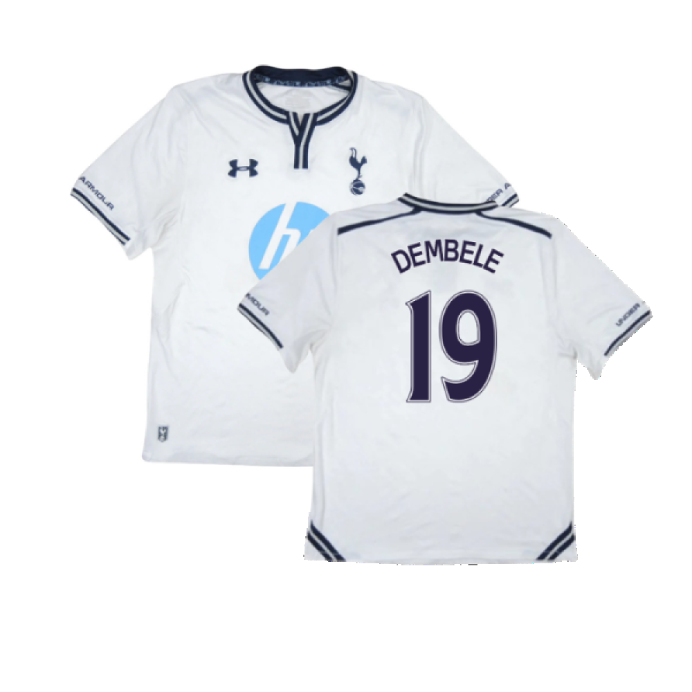 Tottenham Hotspur 2013-14 Home Shirt (Excellent) (DEMBELE 19)_0