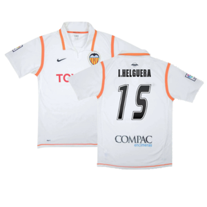 Valencia 2007-08 Home Shirt (XL) (Excellent) (I.Helguera 15)_0