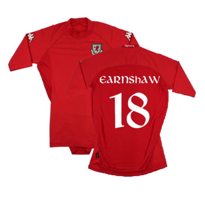 Wales 2004-05 Home Shirt (MEDIUM) (Excellent) (Earnshaw 18)