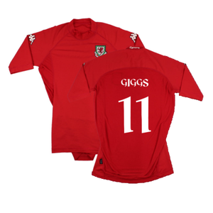 Wales 2004-05 Home Shirt (MEDIUM) (Excellent) (Giggs 11)_0