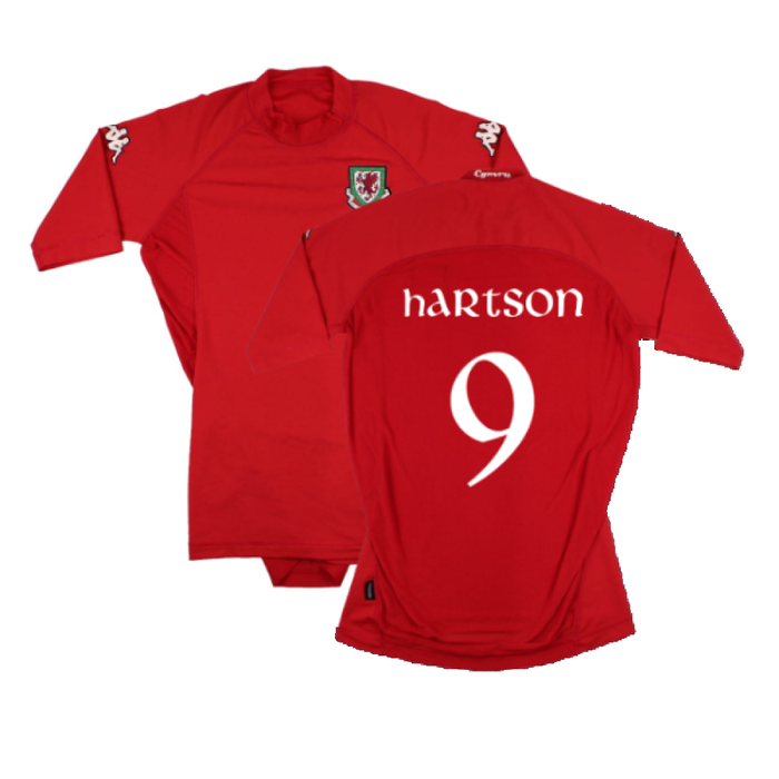 Wales 2004-05 Home Shirt (MEDIUM) (Excellent) (Hartson 9)