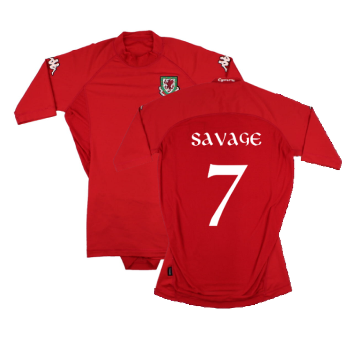 Wales 2004-05 Home Shirt (MEDIUM) (Excellent) (Savage 7)