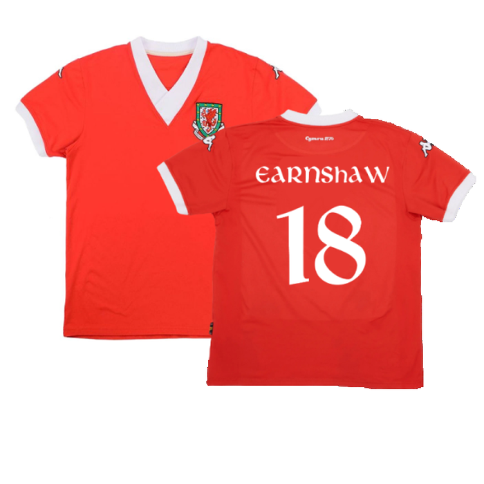 Wales 2006-2007 Home Shirt (S) (Excellent) (Earnshaw 18)