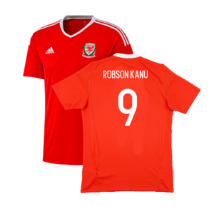 Wales 2016-2017 Home Shirt (S) (Excellent) (Robson Kanu 9)_0