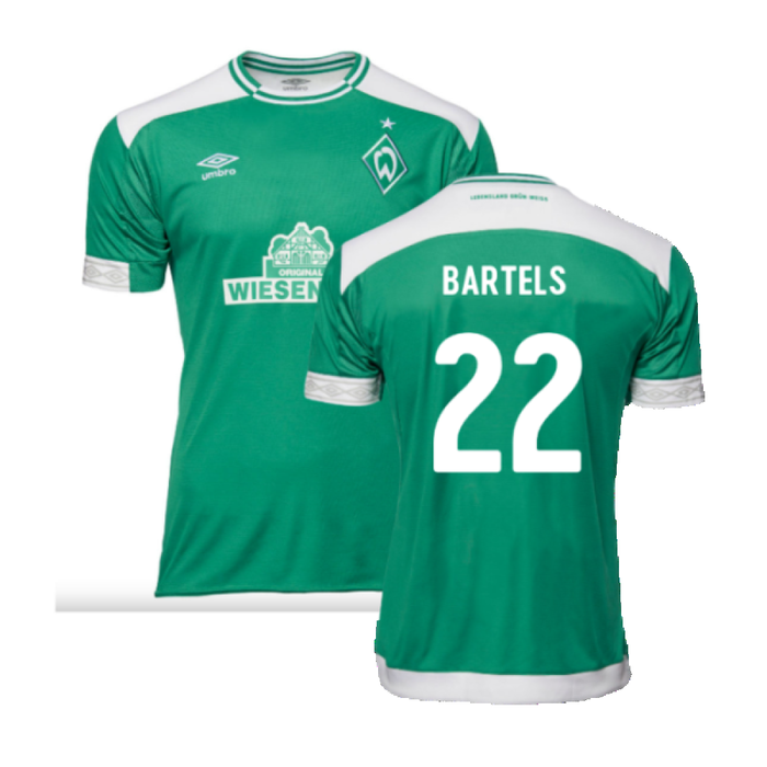 Werder Bremen 2018-19 Home Shirt (M) (Mint) (Bartels 22)