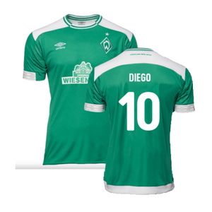 Werder Bremen 2018-19 Home Shirt (M) (Mint) (Diego 10)_0