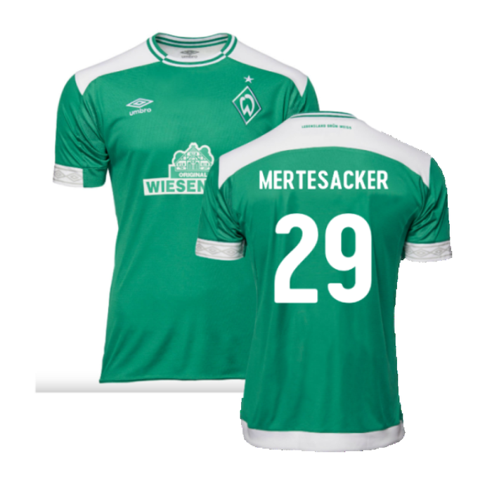 Werder Bremen 2018-19 Home Shirt (M) (Mint) (Mertesacker 29)