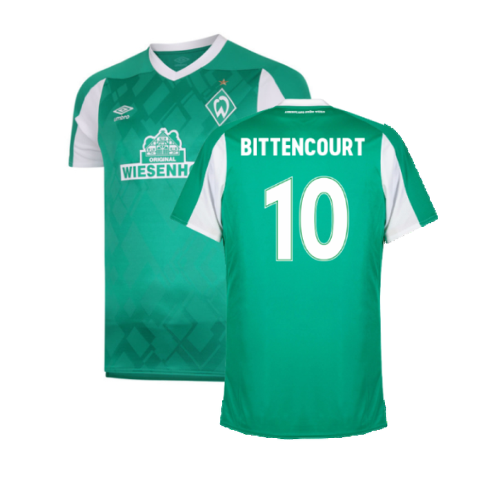 Werder Bremen 2020-21 Home Shirt (S) (BNWT) (BITTENCOURT 10)