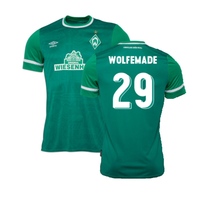 Werder Bremen 2021-22 Home Shirt (M) (Wolfemade 29) (BNWT)