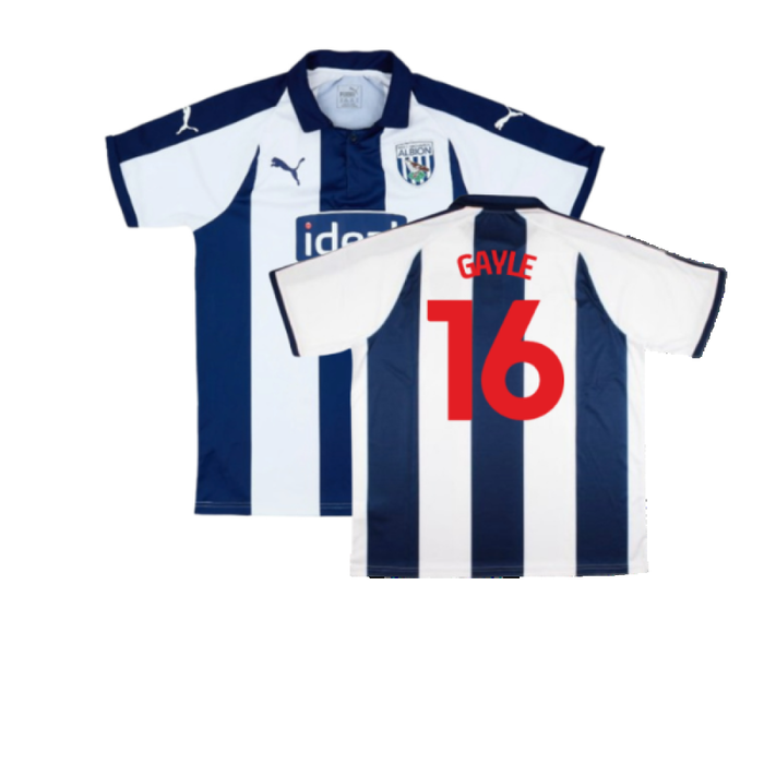 West Brom 2018-19 Home Shirt (XL) (Good) (Gayle 16)