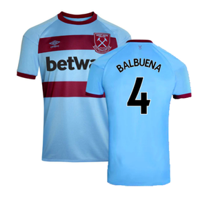 West Ham United 2020-21 Away Shirt (M) (BALBUENA 4) (Mint)_0