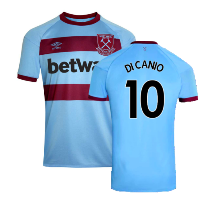 West Ham United 2020-21 Away Shirt (M) (Mint) (DI CANIO 10)