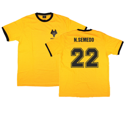 Wolves Toffs Retro Home Shirt (L) (N.Semedo 22) (BNWT)_0