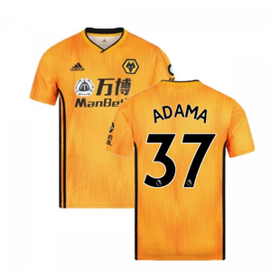 2019-2020 Wolves Home Football Shirt (ADAMA 37)_0