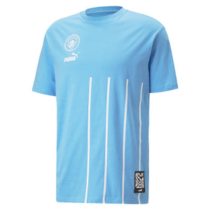 2022-2023 Man City FtblCulture Tee (Blue) (HAALAND 9)_1