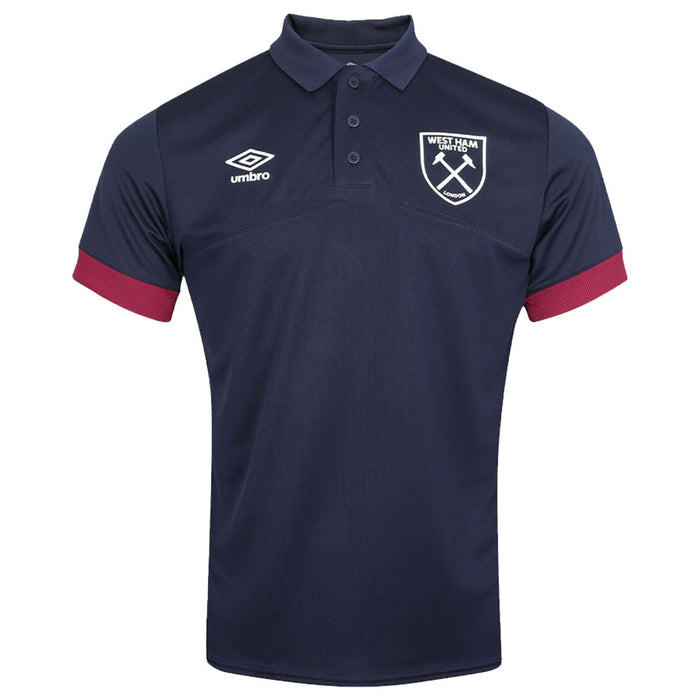 2022-2023 West Ham Poly Polo (Dark Navy)