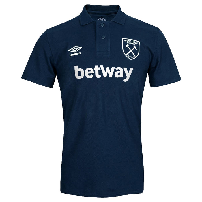 2022-2023 West Ham Cvc Polo (S) - Dark Navy