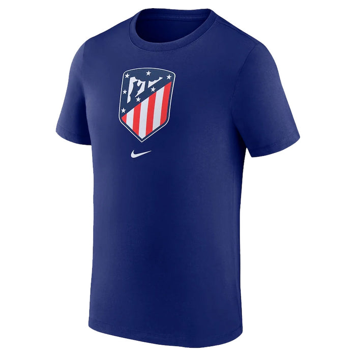 2022-2023 Atletico Madrid Crest Tee (Deep Royal)