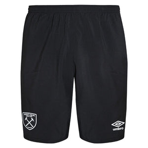 2022-2023 West Ham Long Woven Short (U) - Black_0