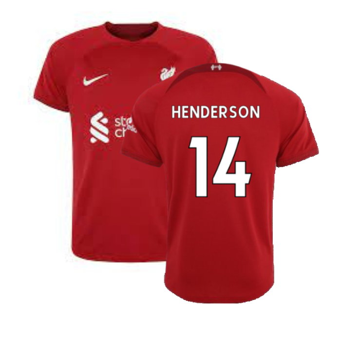 Liverpool 2022-23 Home Shirt (M) (HENDERSON 14) (BNWT)